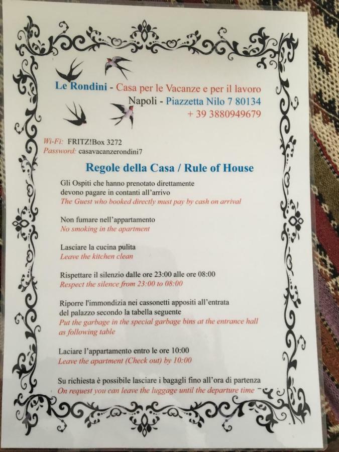 Apartament Le Rondini Della Pietrasanta Neapol Zewnętrze zdjęcie